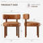 Chaise d'appoint rembourrée en similicuir-1180186959