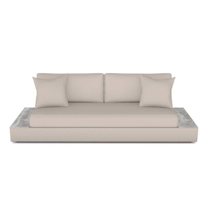 Embrace Stone Arm Sofa, Nadia Steam