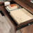 Library Base, Brown Finish