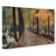 Autumn Alley by Lesser Ury - Wrapped Canvas-64026554