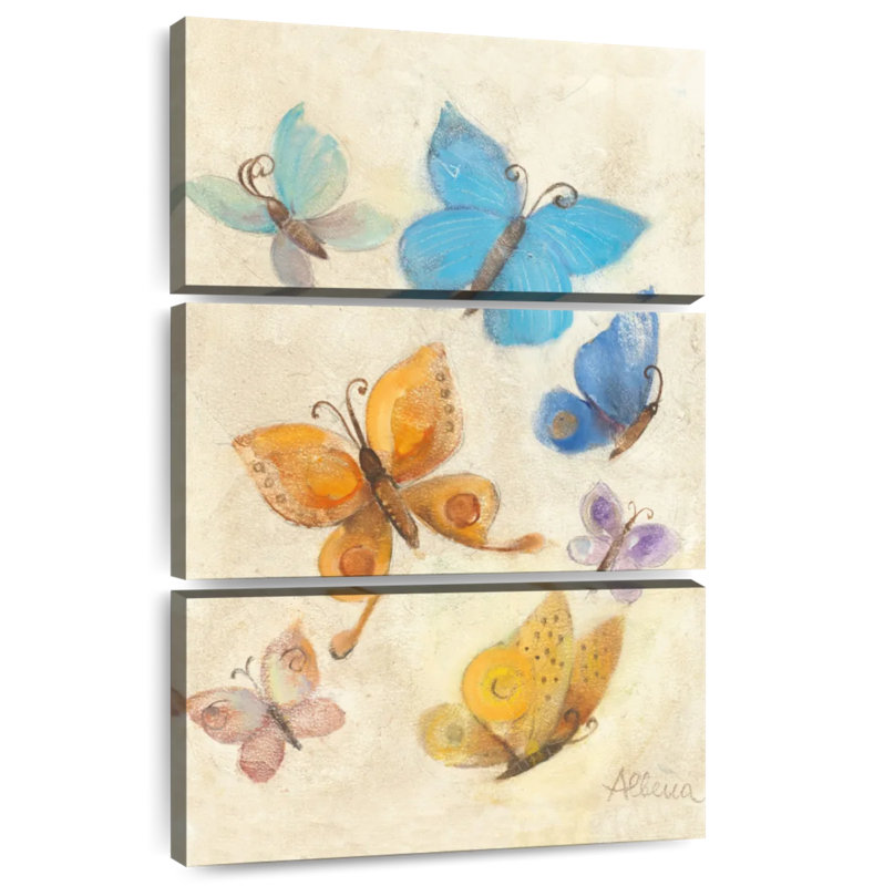 Brampt Flying Butterflies, 50" H x 32" W
