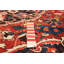 Tapis rouge unique fabriqué à la main One Of Kind Kayseri 5 pi 7 po x 8 pi 6 po