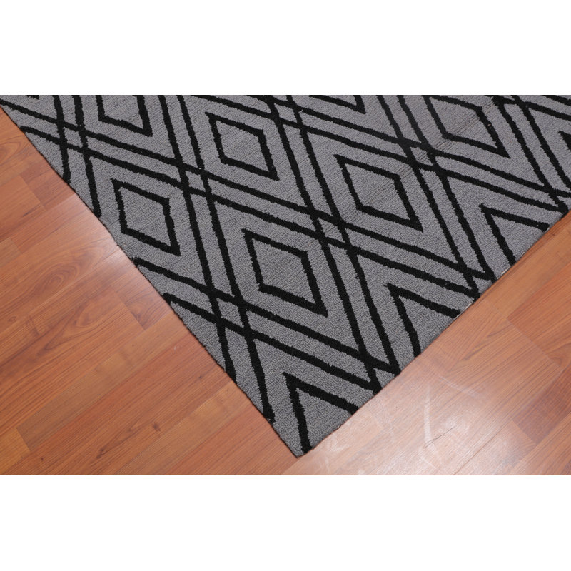 Demaria Wool Geometric Indoor Rug