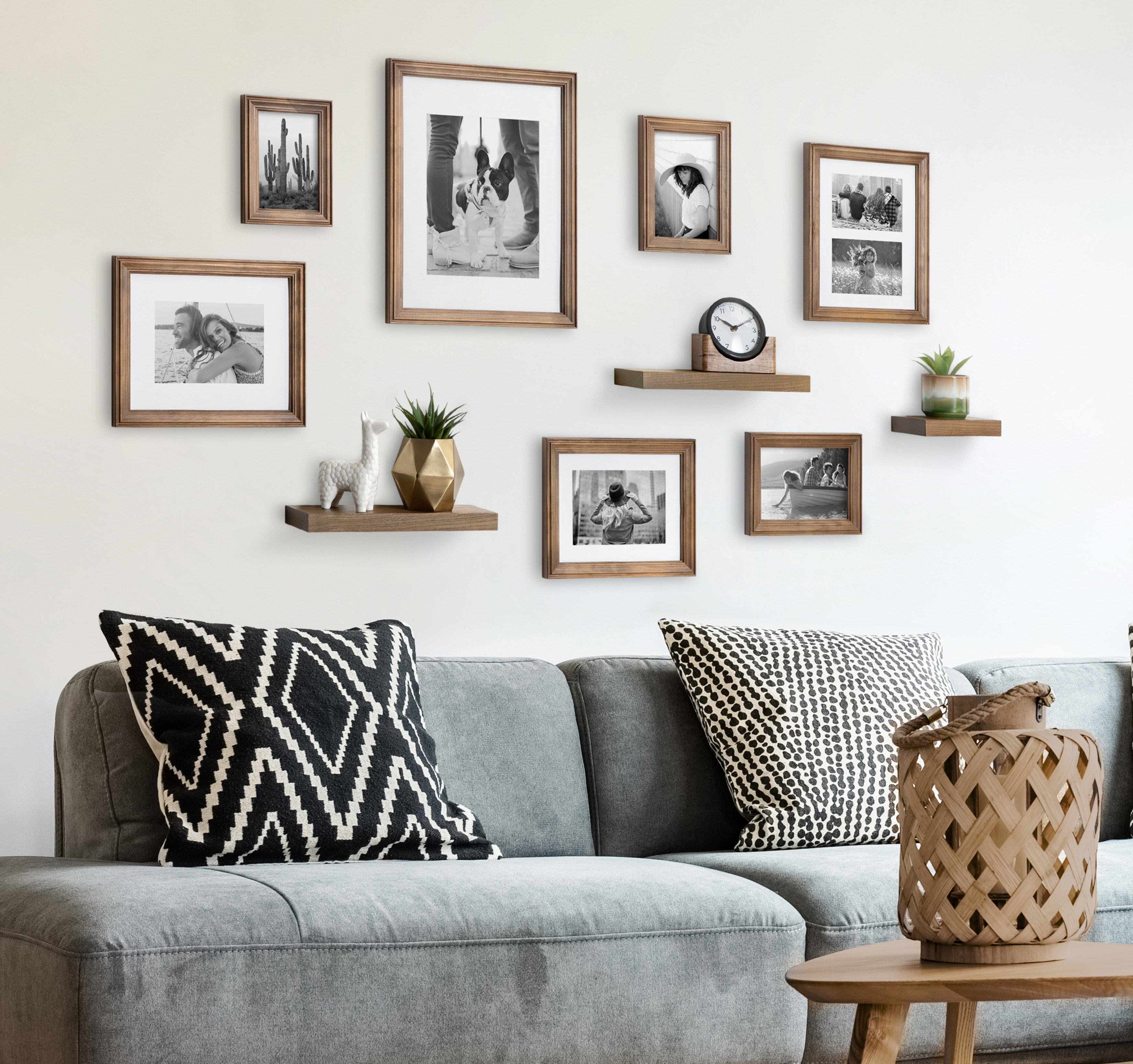 Red Barrel Studio® Helf 10 Piece 4" x 6" Beveled Wood Gallery Wall Frame Set & Reviews | Wayfair