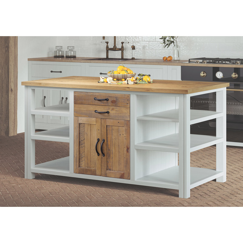 Devids Kitchen Island, White