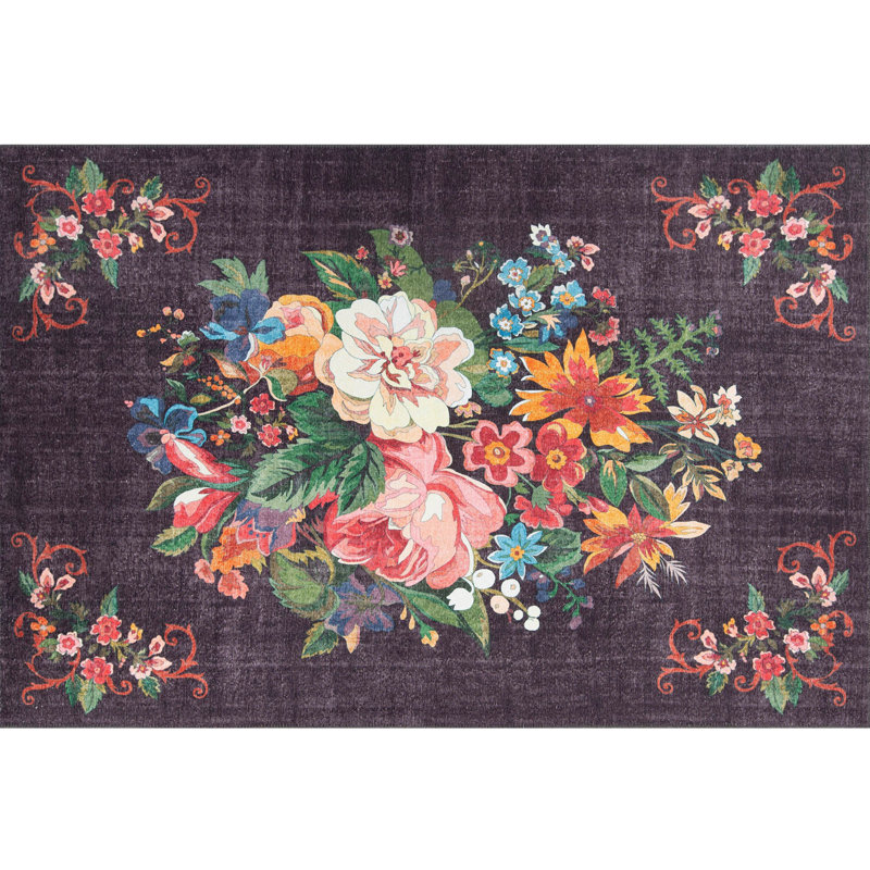 Luxurious Machine Washable Carpet, 100% Polyester, 7.5 x 10.8 Feet | Pile Height: 0.2 Inches, 1850 g/m² | Recycled Poly Cotton Underside, Easy Care, Perfect for Living Room & Bedroom, Soft & Durable Design