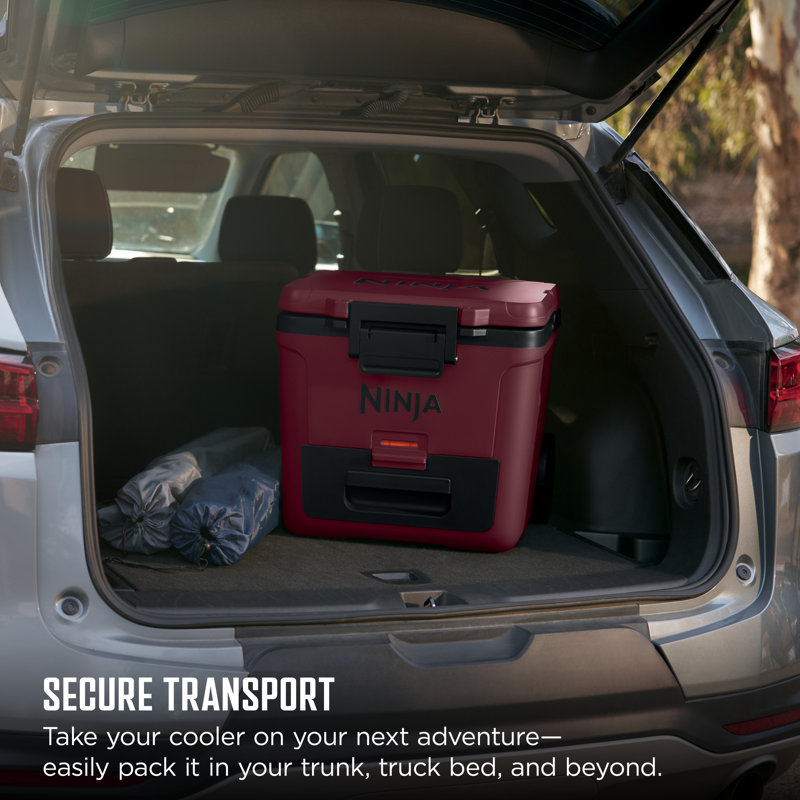 Ninja FrostVault 30qt Wheeled Cooler with Dry Zone, Integrated Fridge-Temp Dry Storage Drawer, Premium Heavy-Duty Insulated Cooler, Keeps Ice for Days