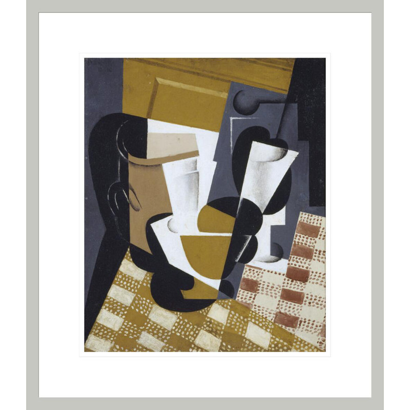 Broc et verre par Juan Gris, H 20,36 po x l 17,75 po