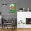 «Bouquetn Border 1» par Carolee Vitaletti, art mural en verre acrylique-1963425444