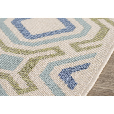 Liutulf Performance Geometric Indoor/Outdoor Area Rug