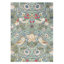 Hand Tufted Wool Floral Area Rug in Blue