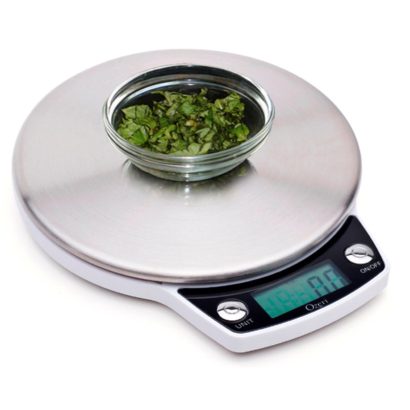 Ozeri Precision Pro Digital Kitchen Scale, White