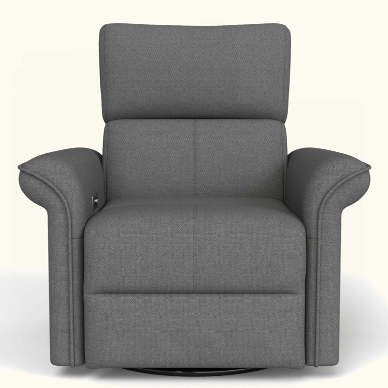 270° Power Swivel Rocker Recliner Chair For Adult,Rocking Glider Nursery Recliner For Small Spaces,Fabric Rocking Chair For Nursery,Single Sofa Recliner For Home Theater Living Room Bedroom