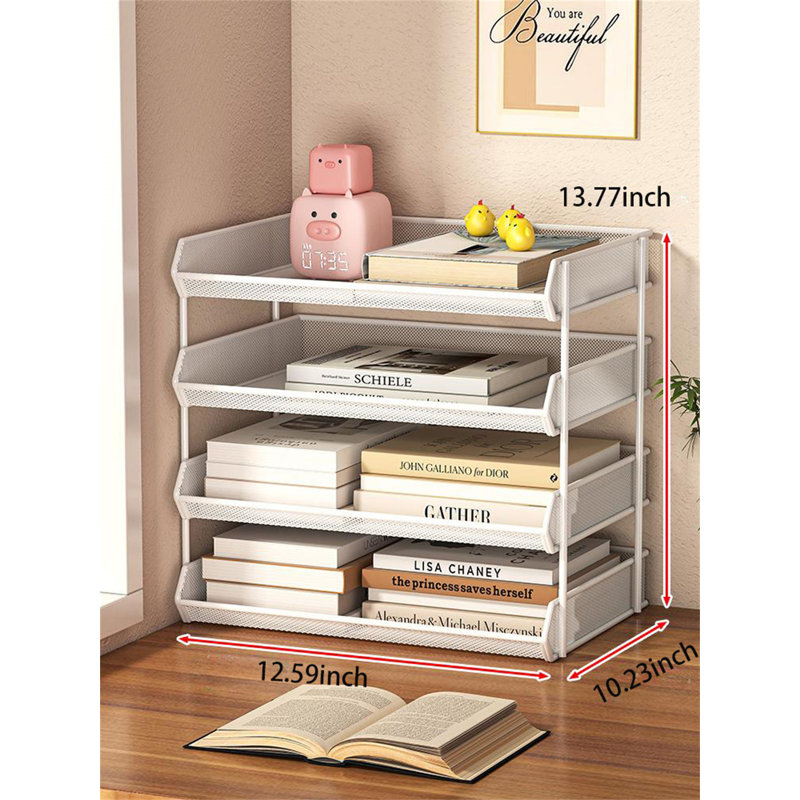 Organisateur de bureau Vani, Blanc