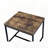 Rectangular Wooden Top End Table