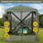 7 Ft. W x 7 Ft. D Fibreglass Pop-Up Gazebo