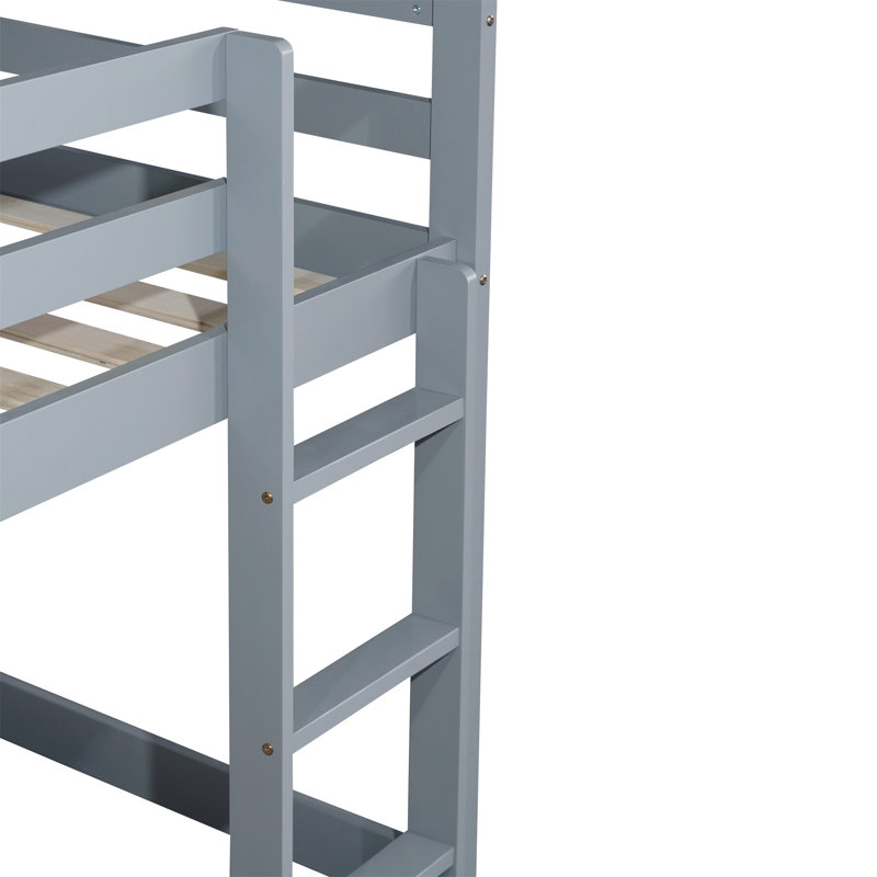 Solid Wooden Beds, Gray
