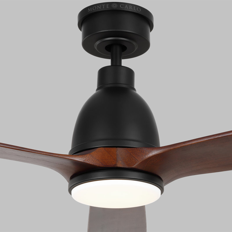 Smart LED Ceiling Fan, Midnight Black