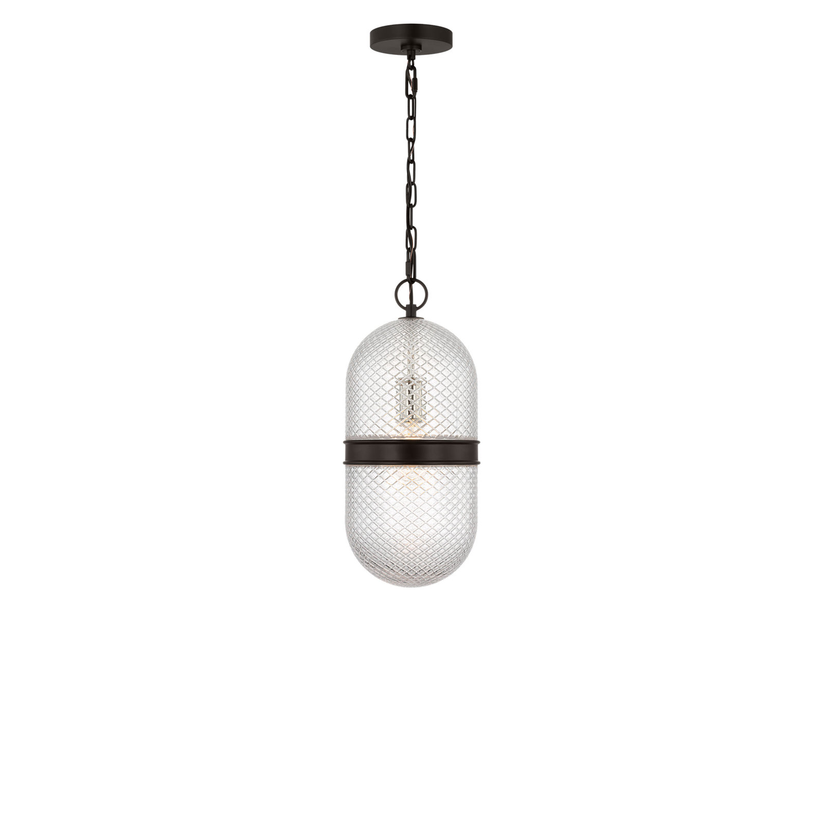 Lucinda 8 Pendant, Aged Iron