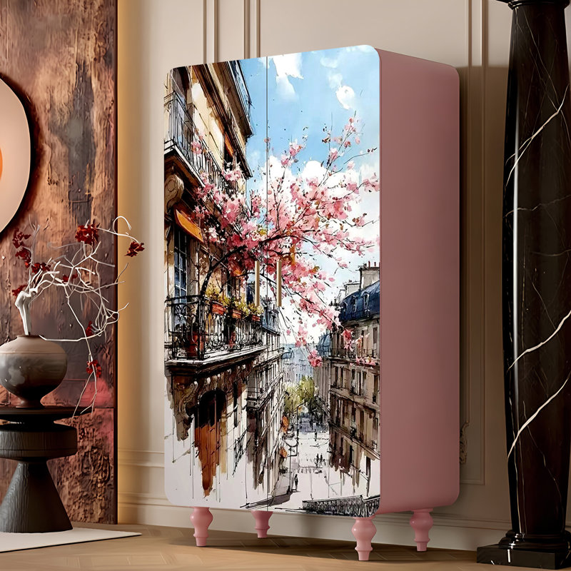 Household minimalist creative art wardrobe