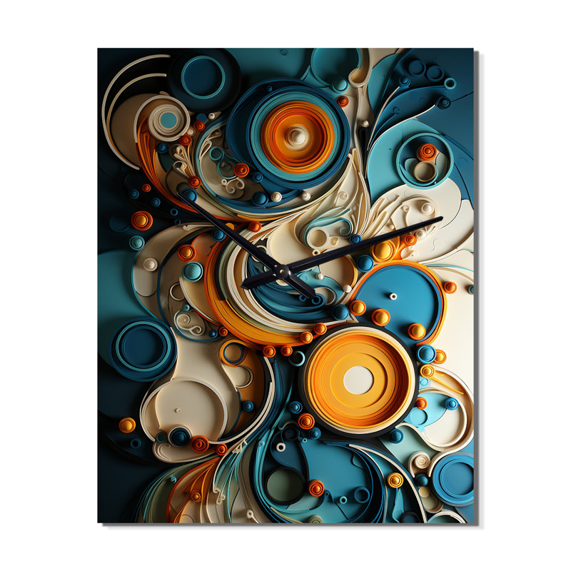 Intyre - Horloges murales modernes, H 28 po x l 12 po x P 1 po