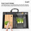 Évier de cuisine à cuve simple encastrable en acier inoxydable 33 po avec robinet de pluie, planche à découper et crépine 
