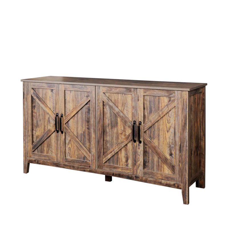 Crédence de rangement une pièce Cherronda, Espresso