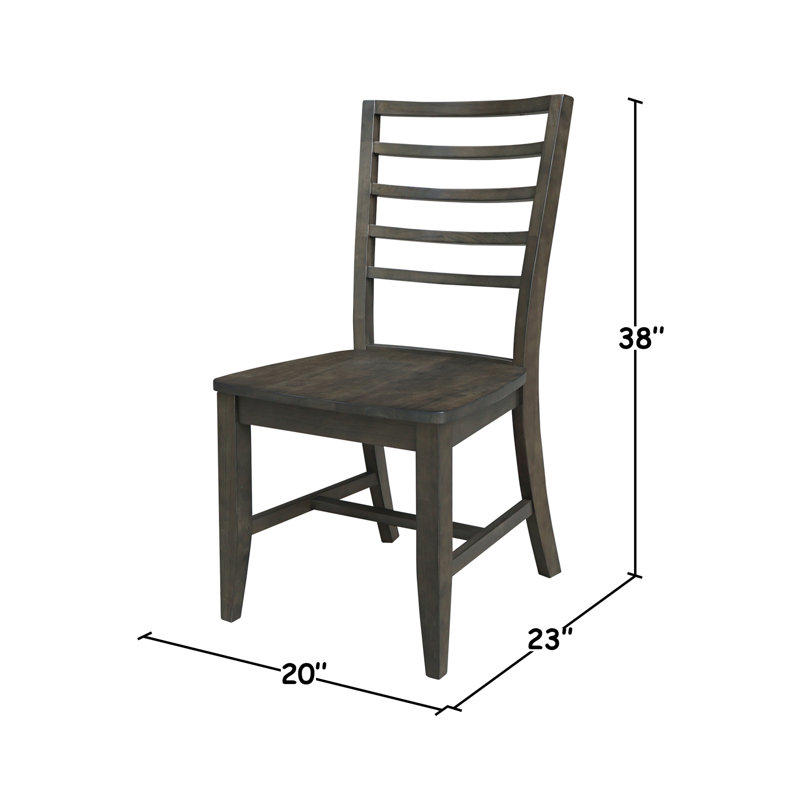 Chaise d'appoint Compean, Charbon