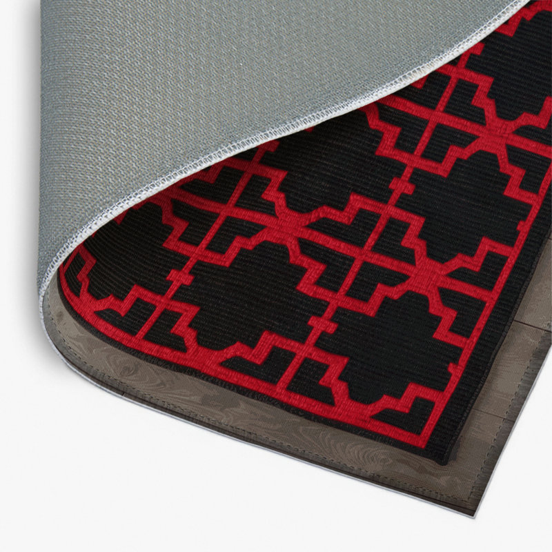 Tapis brun intérieur et extérieur Trellis, Rectangulaire 2 pi x 3 pi