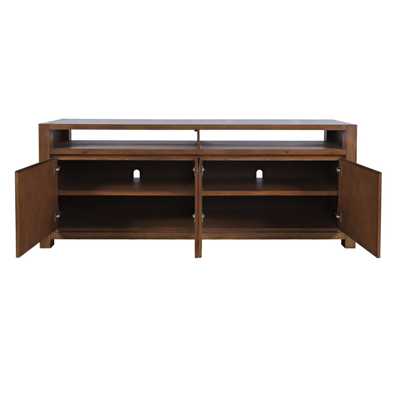 Meuble télé 80 po Brownstone, H 32 po x L 80 po x l 18 po, Bois brun
