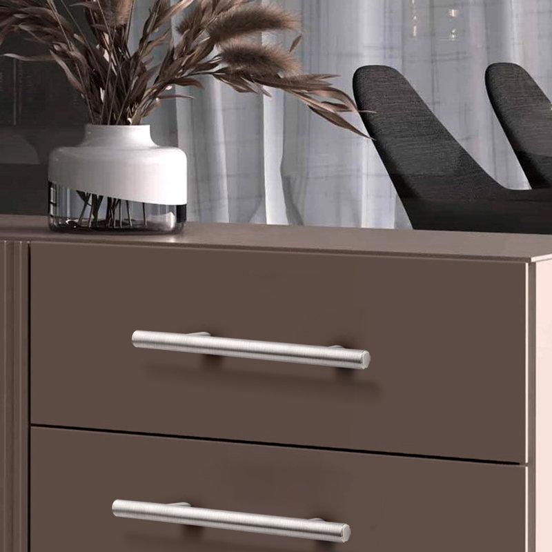Poignée barre PROBRICO Modern, 5 3/50", Nickel satiné
