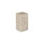 Teak Slice Pedestal, Square, Oat Finish, SM