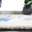 Tapis bleu / ivoire en laine / coton touffeté à la main Rodeo Drive-1810695746