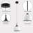 1-Light Dimmable Integrated LED Pendant-963234801-951357409