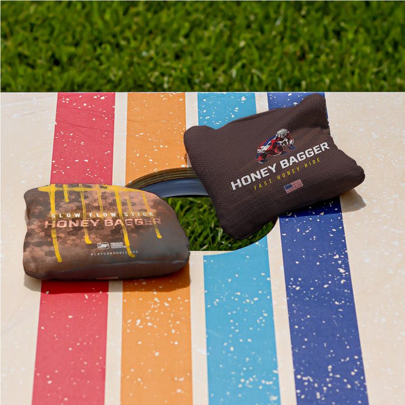 Sacs de cornhole Honey Bagger Synergy Pro, Brun