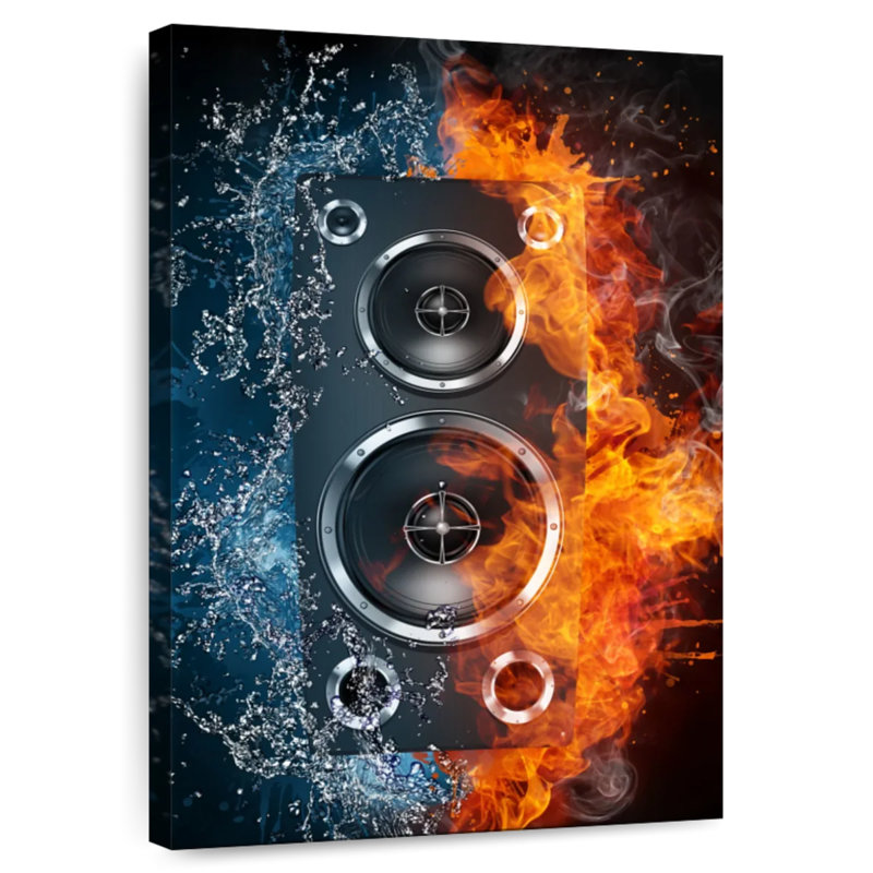 Haut-parleur Abarca Fire and Water, H 30 po x l 20 po