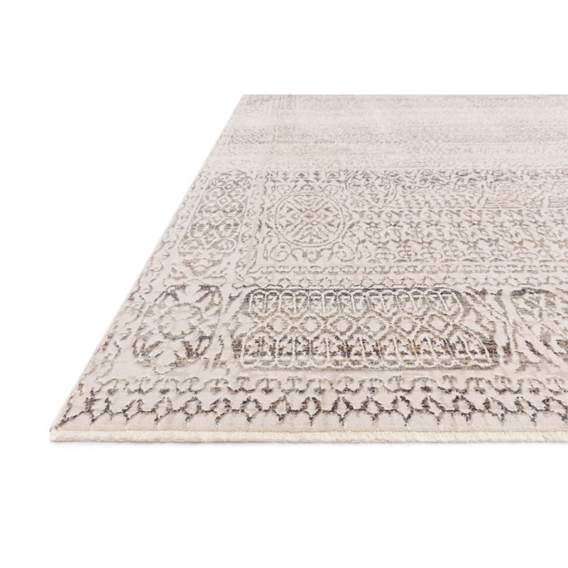 Tapis de zone ivoire oriental Wilmslow, Rectangle 3 pi 9 po x 5 pi 9 po
