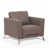 Cuir véritable taupe sélectionné