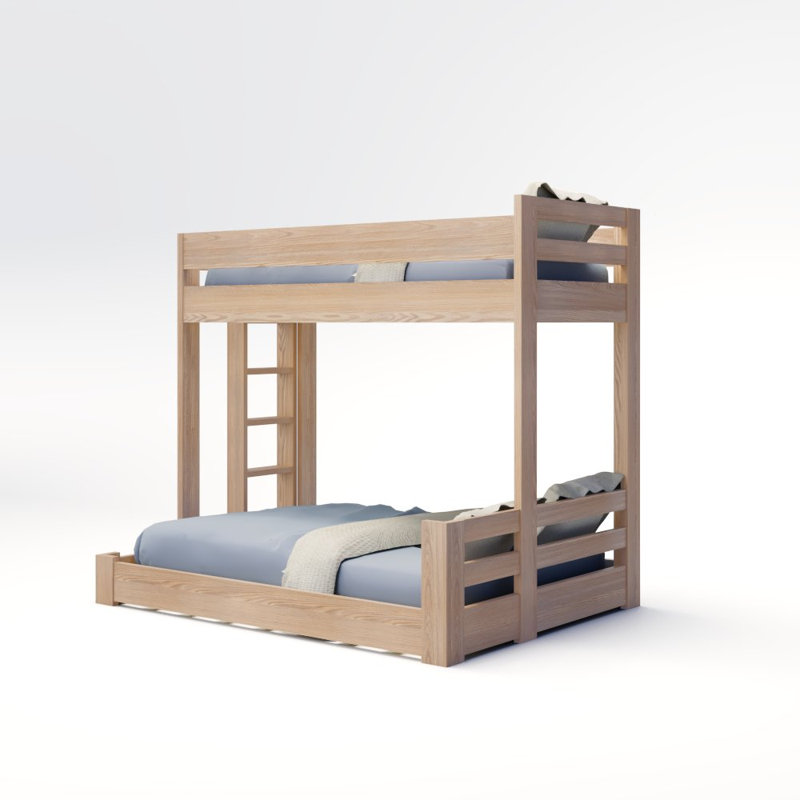 Elevated Kids Bed, Desert Sands, Location G, Twin XL/Full XL