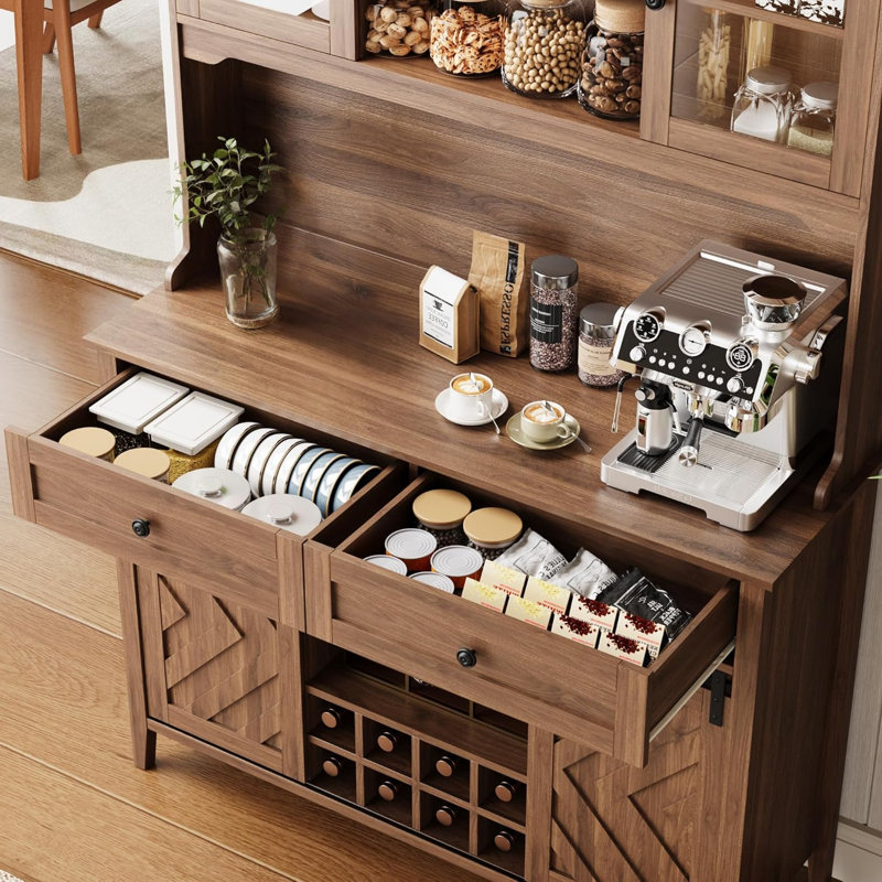 Bar Buffet Kitchen Buffet, Brun