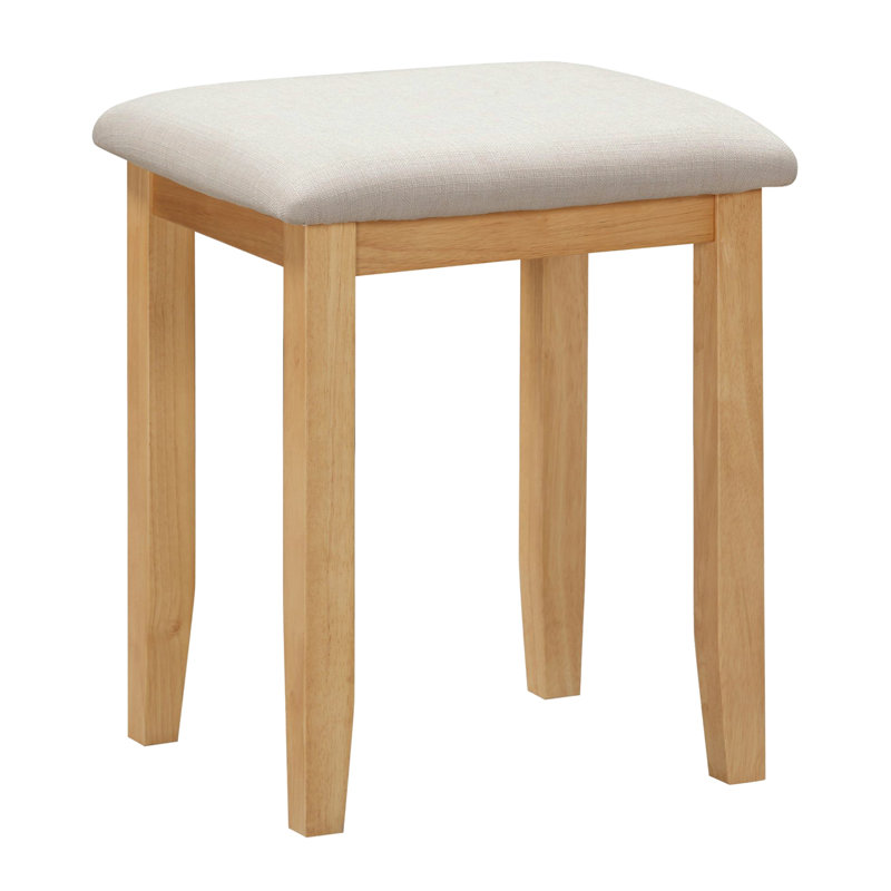 Anethrah Solid Wood Accent Stool