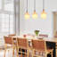 Rekina 3 - Light Natural Drum Pendant
