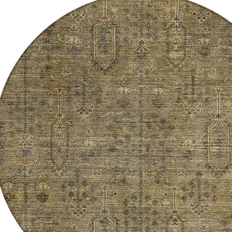 Tapis rond lavable 8 '' Southwestern