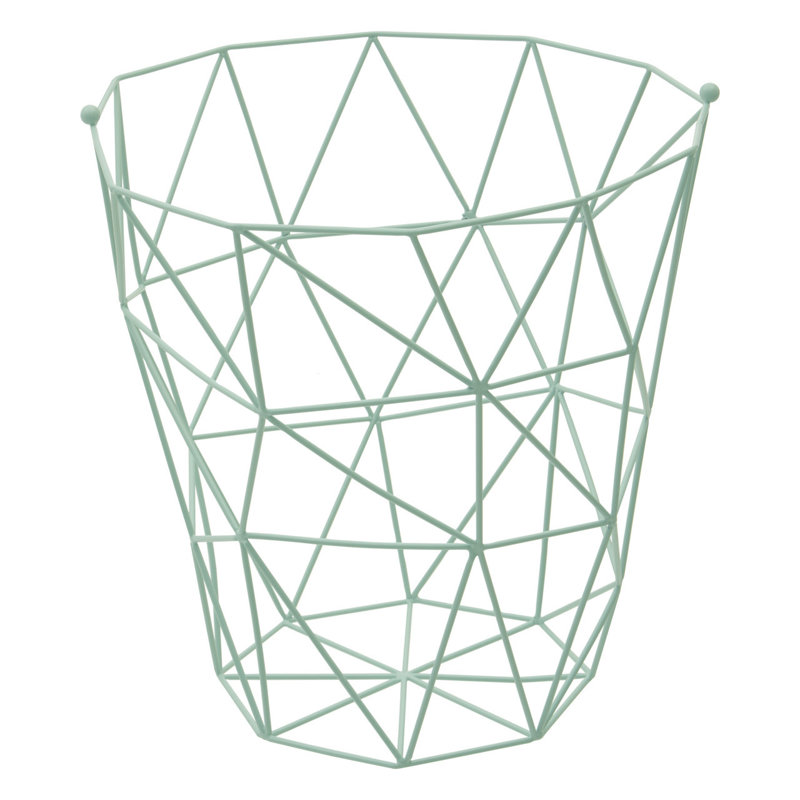Hykkon Decorative Basket, Green