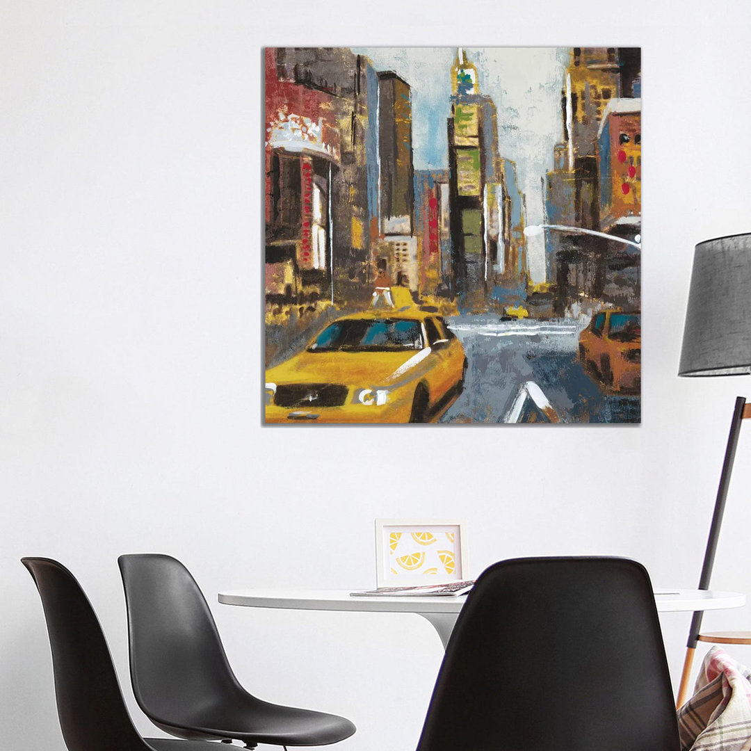 Bright Lights, Big City II by - Wrapped Canvas Painting