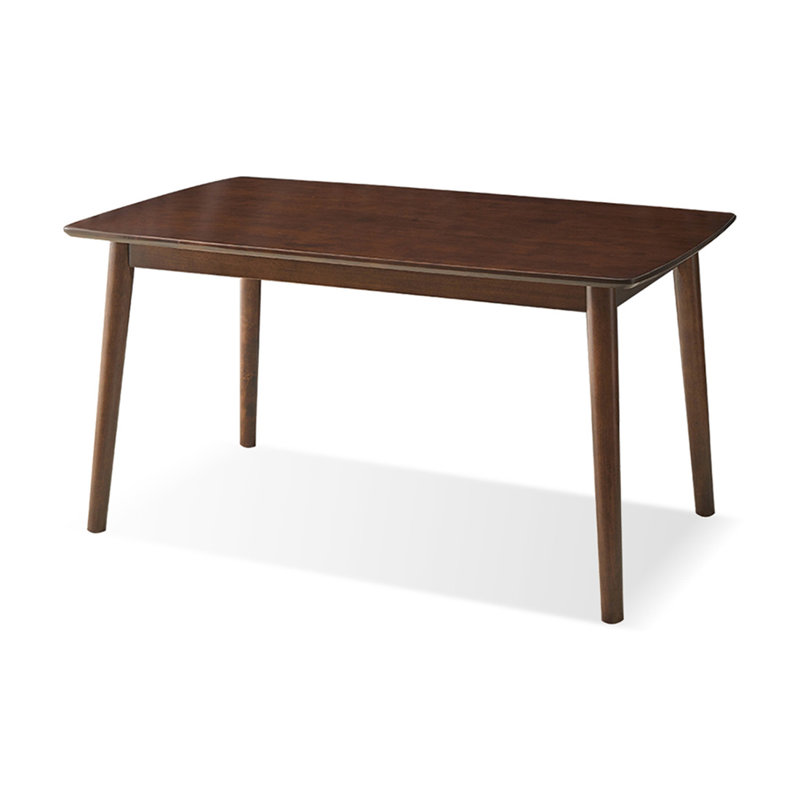 Table de salle à manger rectangulaire brune pour salle à manger / cuisine, H 29,53 po x L 55,12 po x l 33,46 po