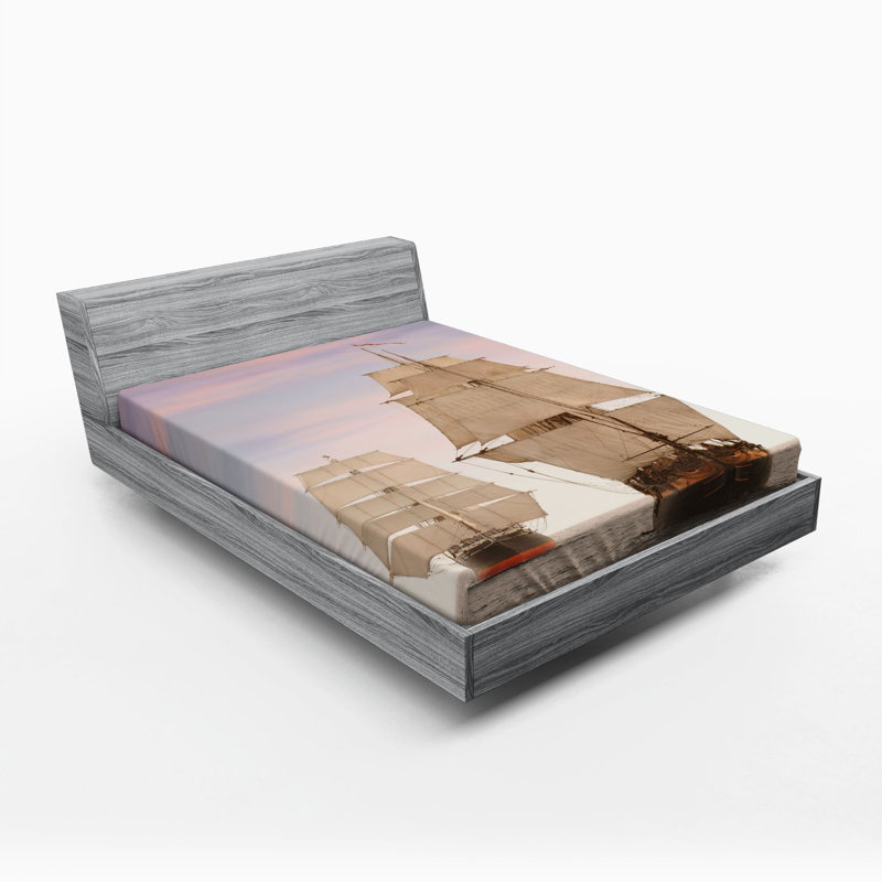 Microfiber Patterned Fitted Sheet, Full Fitted Sheet