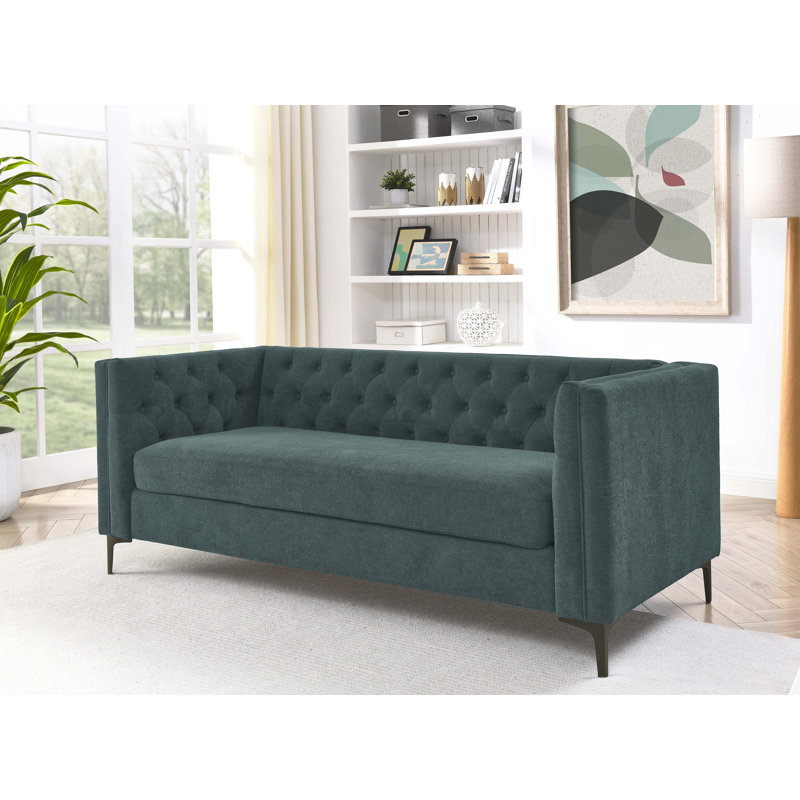 Canapé Devonaire, Mélange de polyester bleu
