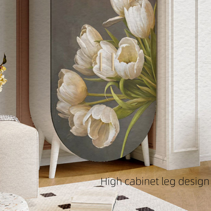 Garde-robe simple et moderne Lily, Blanc