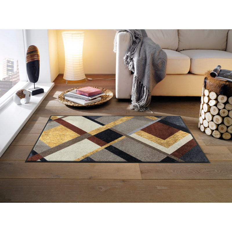Non-Slip Patchwork Indoor Doormat, Rectangular 75 x 120cm
